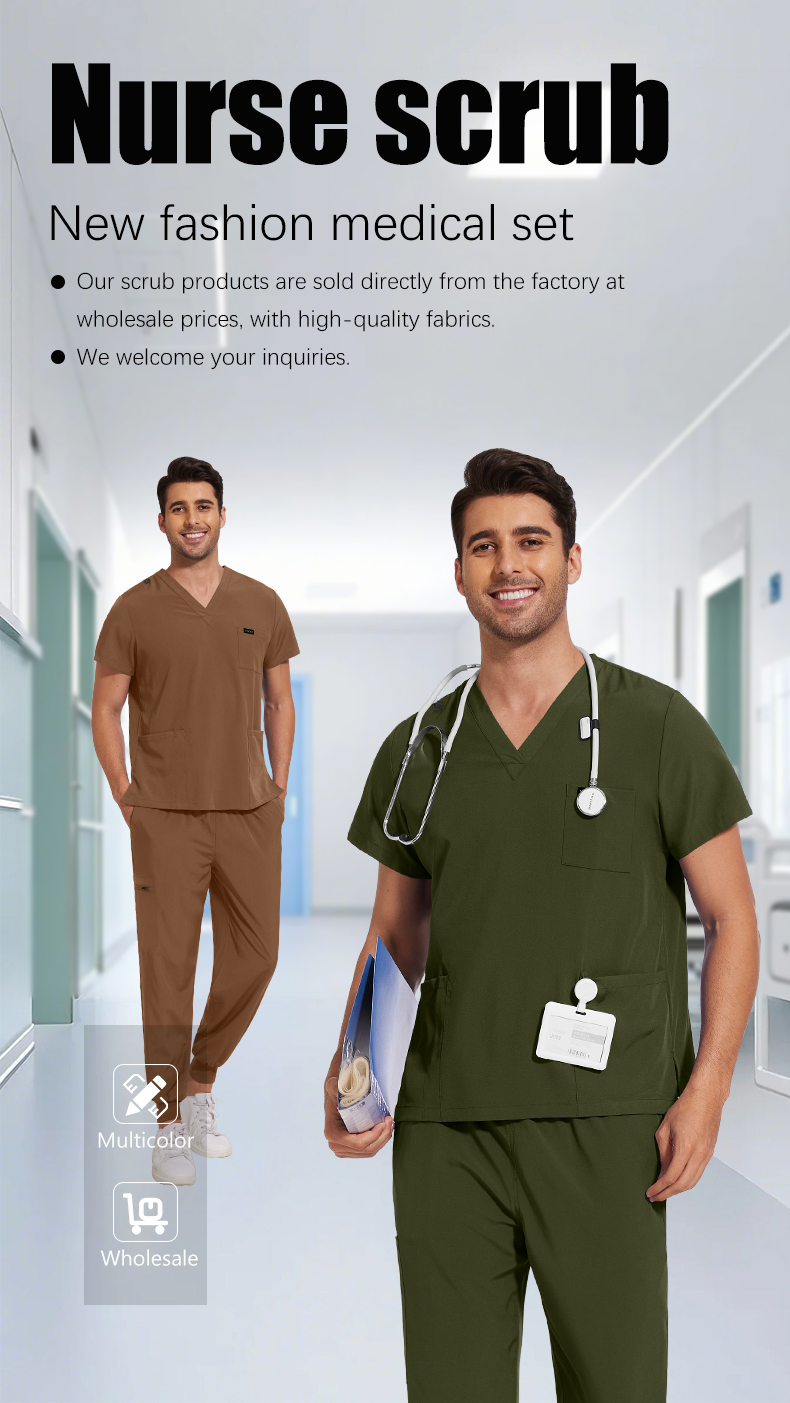 Uniforme quirúrgico para hombre